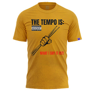 Camiseta Casual Time (Mostarda)