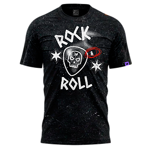 Camiseta Casual Pick (Preto Estonado)