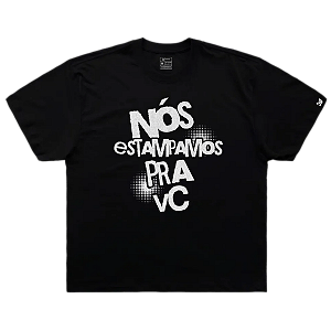 Camiseta Oversized Personalizada Preto