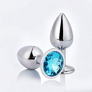 Plug anal G - Azul Céu