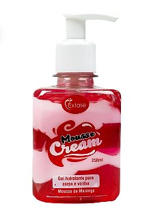 MOUSSE CREAM CREME AROMATIZANTE BEIJÁVEL PARA VIRILHA 250ML ÊXTASE