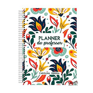 Planner do Professor: Flores Artisticas