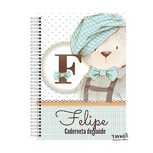 Caderneta de Saúde: Urso Vintage