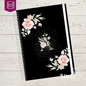 Caderno: Letras Florais