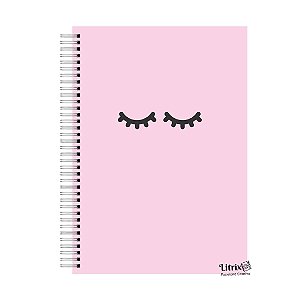 Caderno: Cílios Rosa