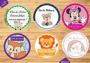 Adesivos: para Chá de Bebê Personalizados