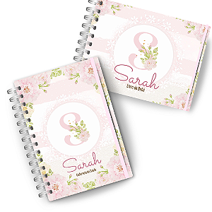 Kit Maternidade: ( Caderneta + Livro do Bebê ) -Floral