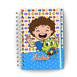 Caderneta de Saúde: Autismo Menino Corujinha