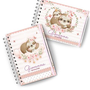 Kit Maternidade: ( Caderneta + Livro do Bebê)- Preguicinha