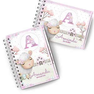 Kit Maternidade: ( Caderneta + Livro do Bebê)- Ovelhinha