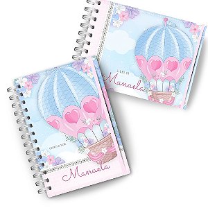 Kit Maternidade: ( Caderneta + Livro do Bebê)- Balão