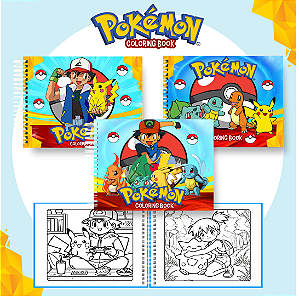 Livro de Colorir do Pokemon