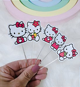 50 Tags Toppers Para Doces Docinhos Hello Kitty