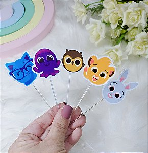 50 Tags Toppers Para Doces Docinhos Bolofofos