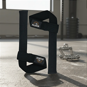 Strap Musculação Super Fita Reforçado Grip Hand Forte Par