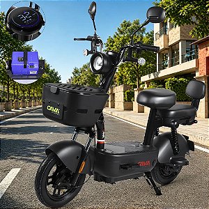 Bicicleta Elétrica Cavalletta C3 Autonomia 75km até 120kg