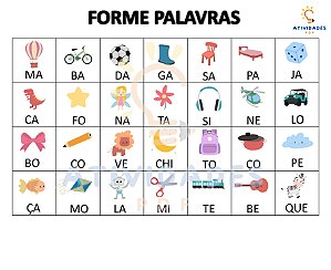 Forme palavras com símbolos