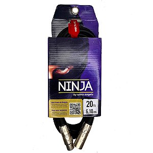 Cabo Santo Angelo Ninja XLR Macho-XLR Fêmea 6.10m