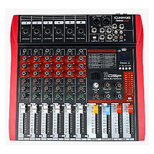 Mesa de Som Soundvoice MR-602 RUBI