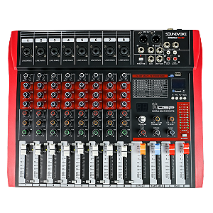 Mesa de Som Soundvoice MR-802 RUBI