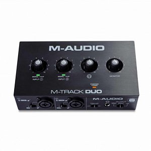 Interface de Áudio M-Audio USB de 2 Canais – M-Track Duo