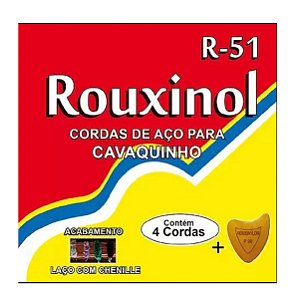 Encordoamento Rouxinol para Cavaquinho com acabamento Chenilhe  R51