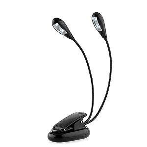Luminária Stay para Partitura Led com Clip Haste Flexível