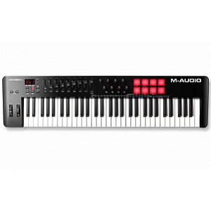 Teclado M-Audio Oxygen 61V 61 teclas Controlador MIDI USB