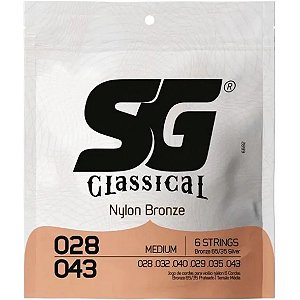 Encordoamento SG Nylon Tensão Média