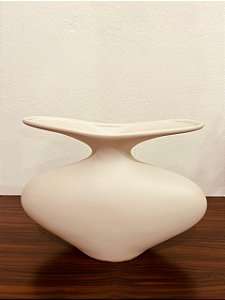 Vaso Florença Off White - Pequeno
