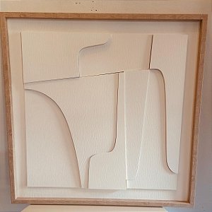 Quadro Branco Geométrico Quadrado (60x60 cm)