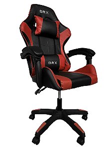 Cadeira BRX Gamer Impact - Vermelha