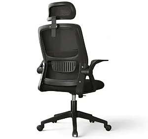 Cadeira Escritório Ergonômica MetalRed Preta