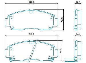 Pastilha Freio Dianteira Cerâmica Honda Civic 1.8 2.0 Gx Glx Lxr 2008/2014 Accord 3.5 Ex Lx 2008/..