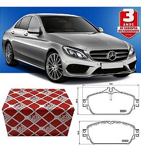 Pastilha Freio Dianteira Mercedes Benz C180 C200 C220 W205 2015/2020