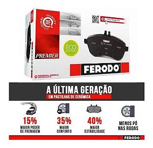 Pastilha De Freio Dianteira Cerâmica Pajero 2.8 3.5I V6 1995