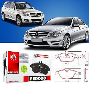 Pastilha Freio Traseira Cerâmica Mercedes Benz C220 2007/14