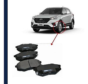 Pastilha Freio Dianteira Cerâmica Hyundai Creta 1.6 2.0 2017/.. Kia Cerato 2020/.. Soul 2014/..