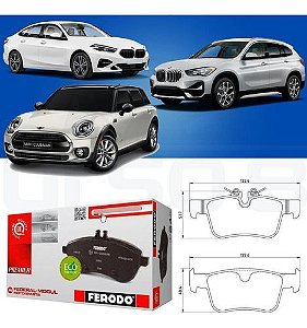 Pastilha Freio Traseira Cerâmica BMW 218 220 2013/.. Mini Cooper Clubman F54 JCW 2014/..