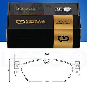 Pastilha Freio Dianteira Cerâmica Jaguar S-Type XF XJ 1999/