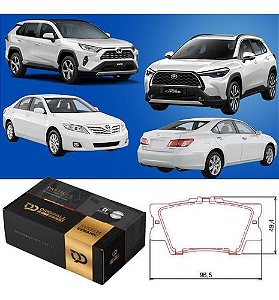 Pastilha Freio Traseira Cerâmica Toyota Camry 3.5 2007/.. Corolla Cross XR XRE XRV 2021/.. RAV4 2.0 2.5 2006/..