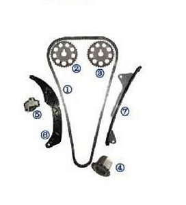 Kit Corrente Distribuição Motor Toyota Etios 1.3 1.5 2013/..