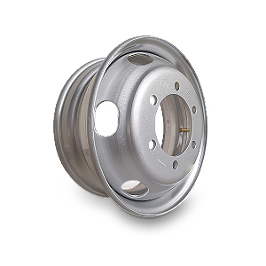 RODA DE AÇO ARO 175 X 6 6 FUROS RETOS PNEU 215