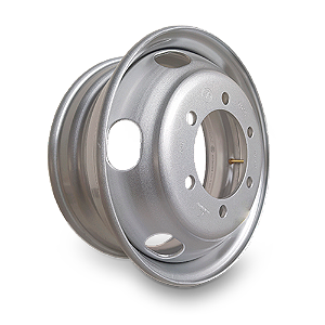 RODA DE AÇO ARO 175 X 675 6 FUROS RETOS PNEU 235