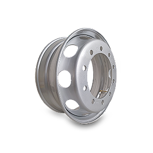 RODA DE AÇO ARO 225 X 75 10 FUROS RETOS PNEU 275