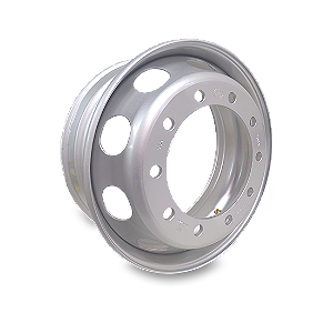 RODA DE AÇO ULTRALEVE ARO 225 X 825 10 FUROS RETOS PNEU 295