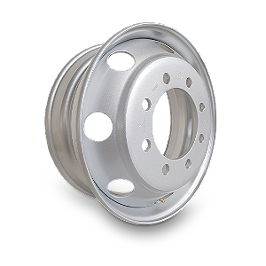 RODA DE AÇO ARO 225 X 75 8 FUROS CÔNICOS PNEU 275