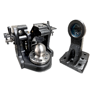 ENGATE ESFÉRICO RODOTREM COM DOLLY DE CAMBÃO RÍGIDO