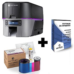 Impressora de Crachás Entrust Sigma DS3 Duplex - Modelo Exclusivo