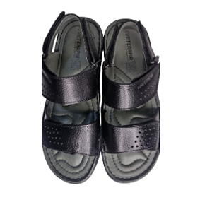 Sandalia masculina Leveterapia preto ref L4308